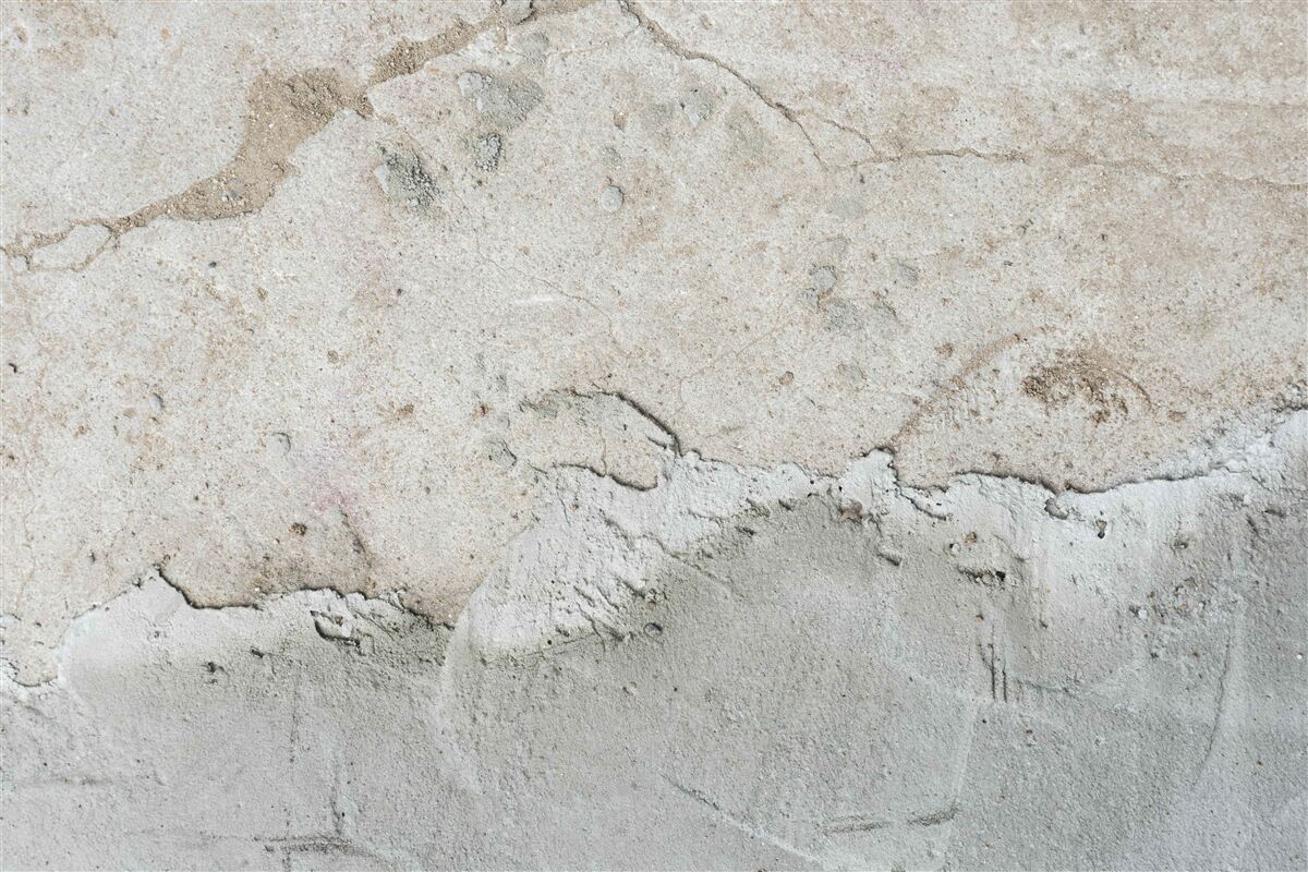 Fototapeta betonowa ściana z wadami