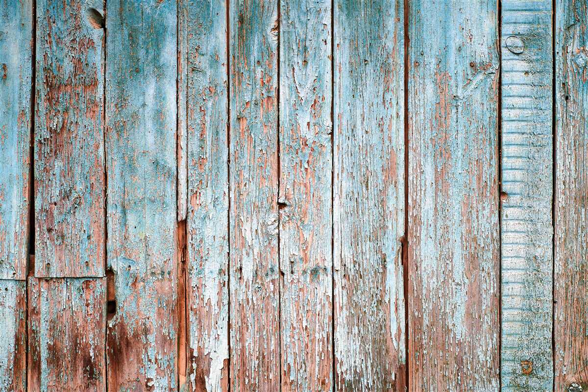 Carta da parati sfondo costituito da vecchie travi nei toni del grigio e del blu