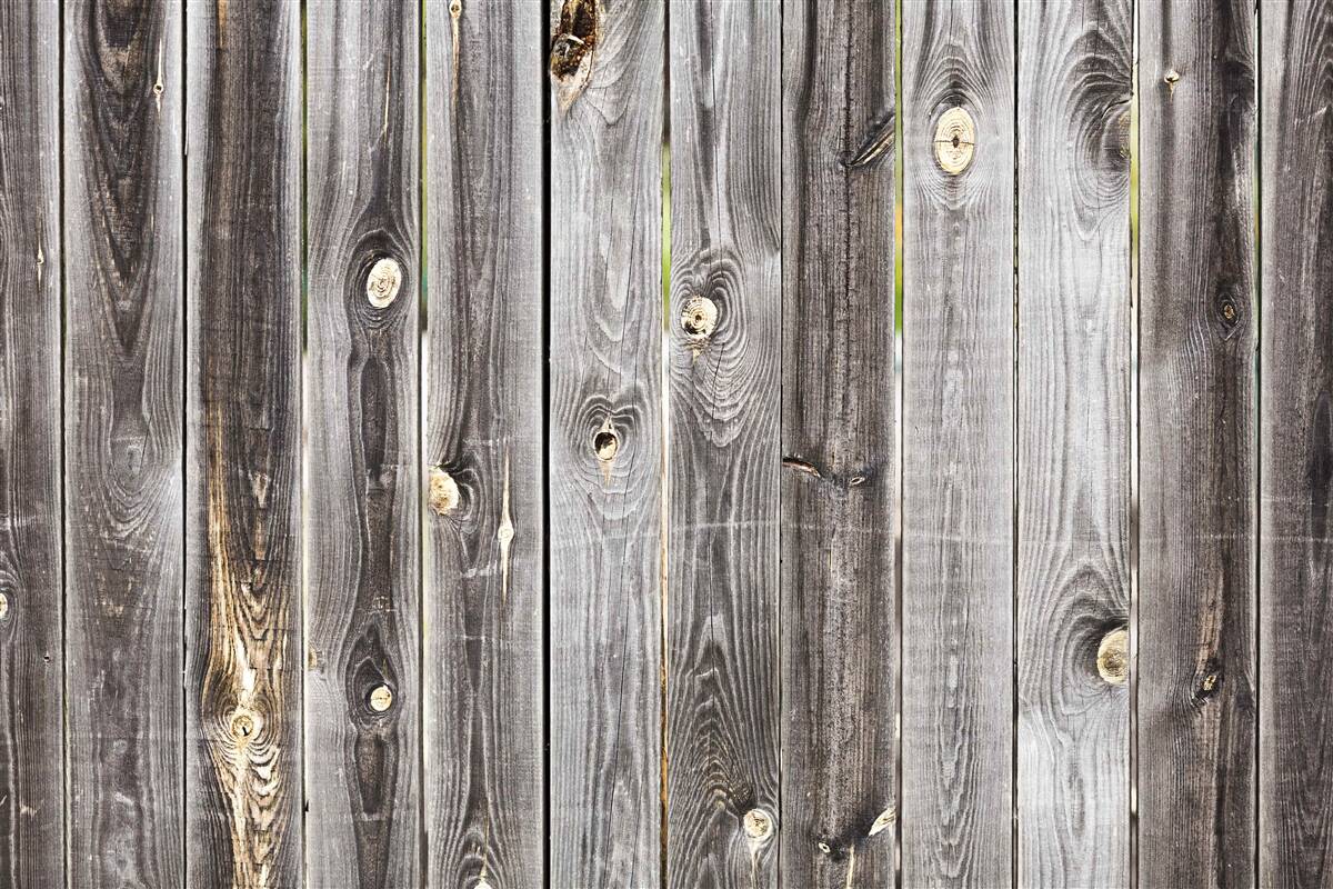 Carta da parati recinzione in legno grigio scuro
