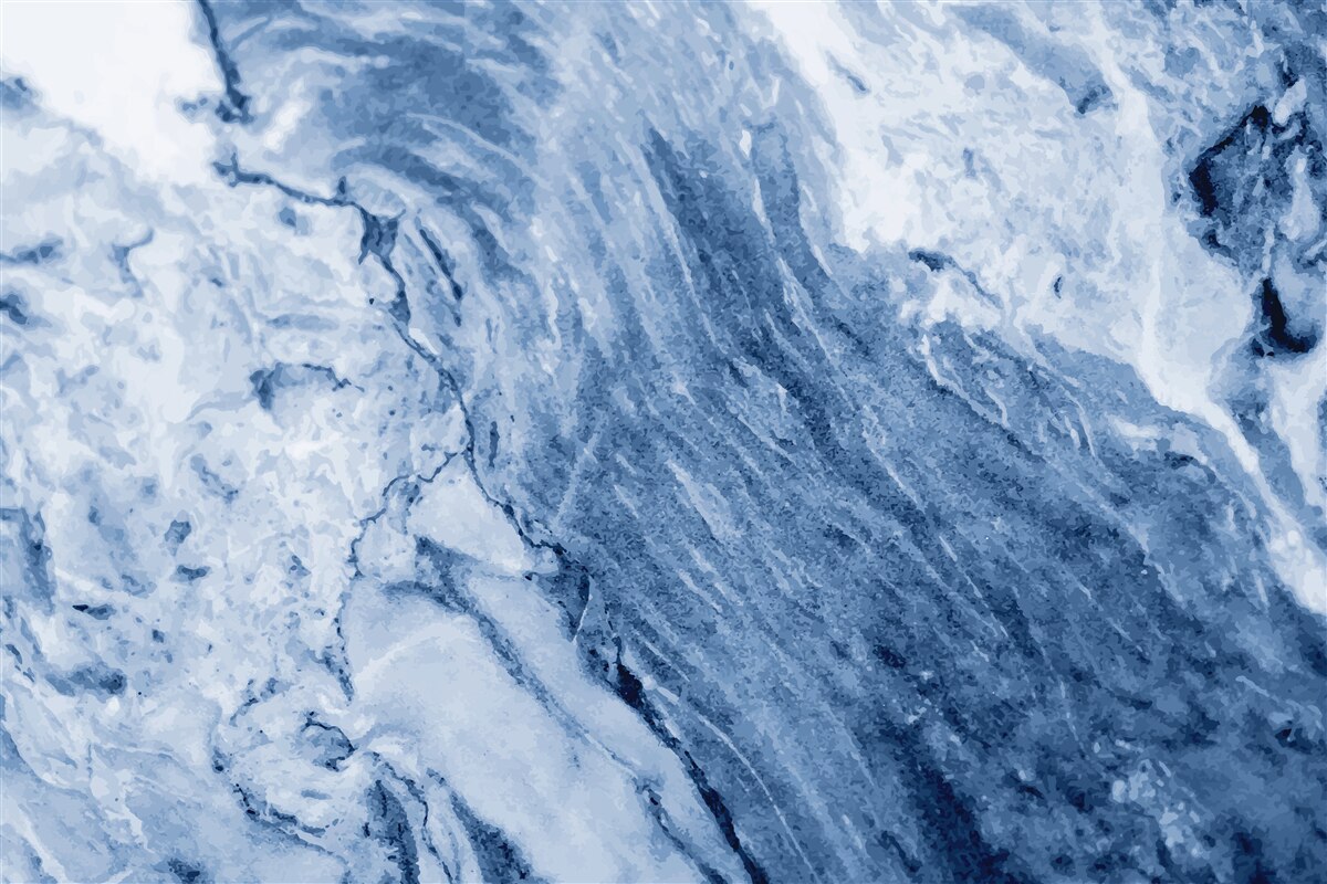 Carta da parati formazioni invernali da acqua ghiacciata