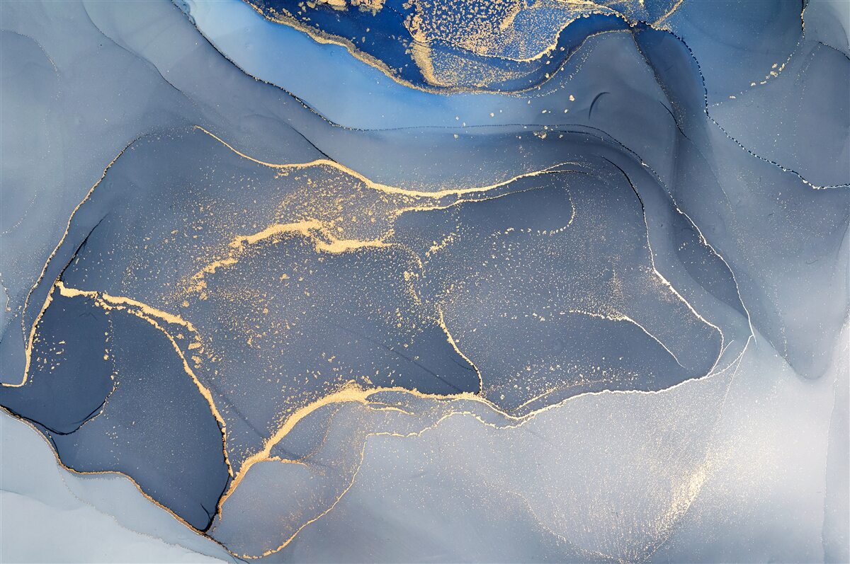 Carta da parati mare di pietra grigio-blu