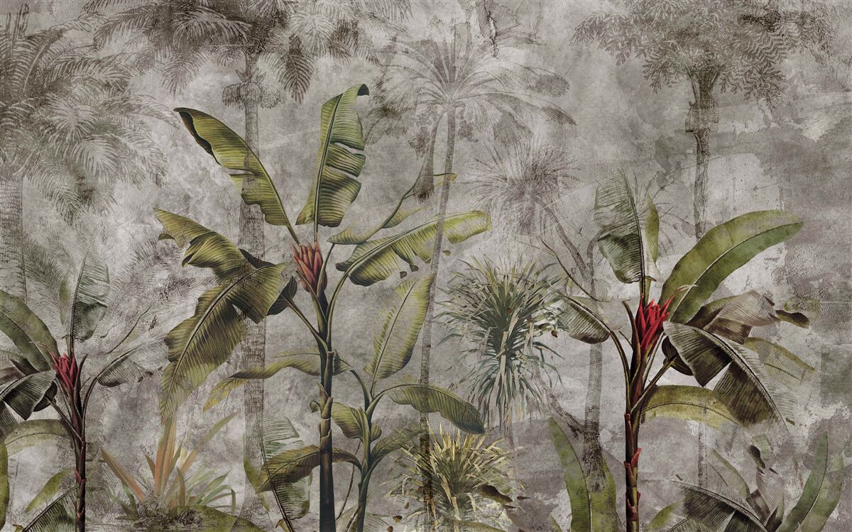 Carta da parati durante i periodi di intense piogge tropicali