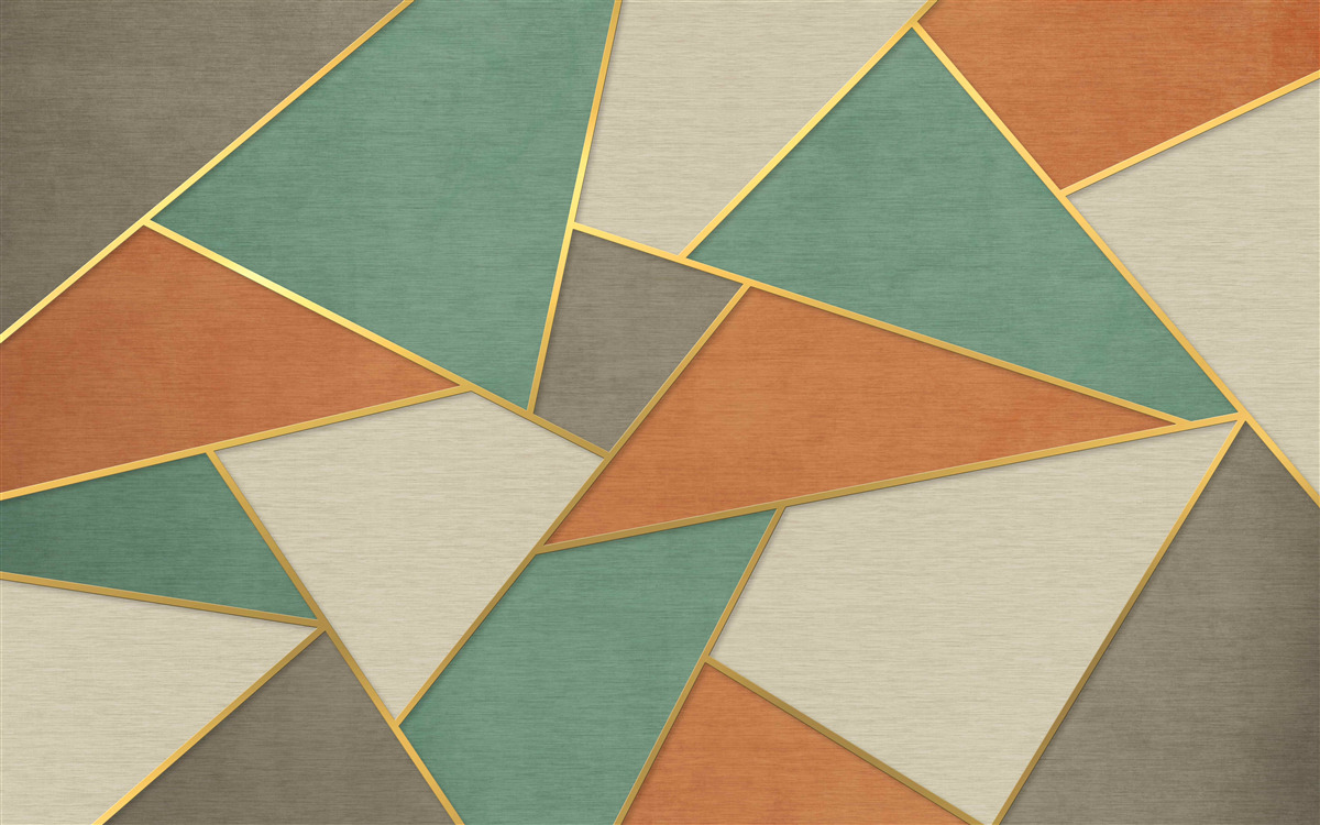 Carta da parati mosaico pastello
