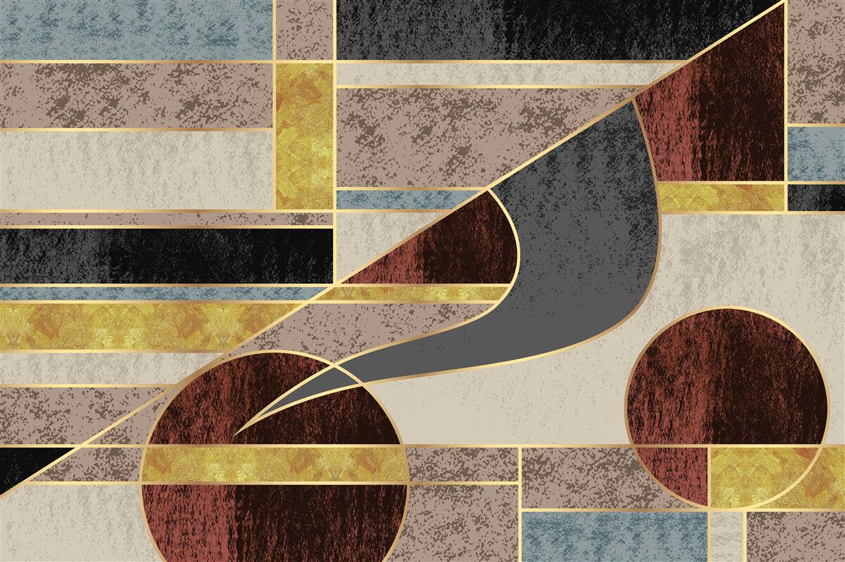 Carta da parati collage di elementi multicolori