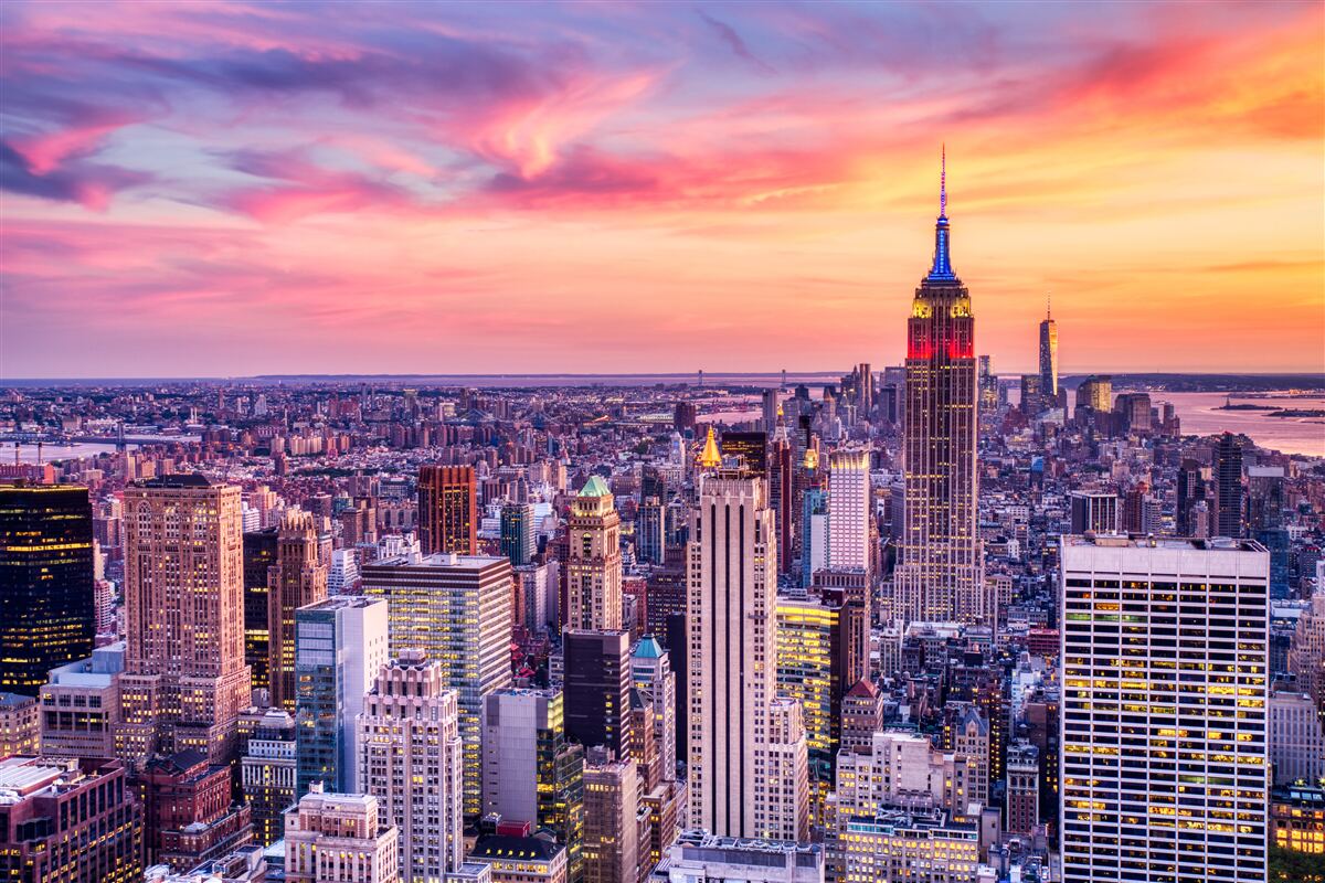 Carta da parati alba a new york