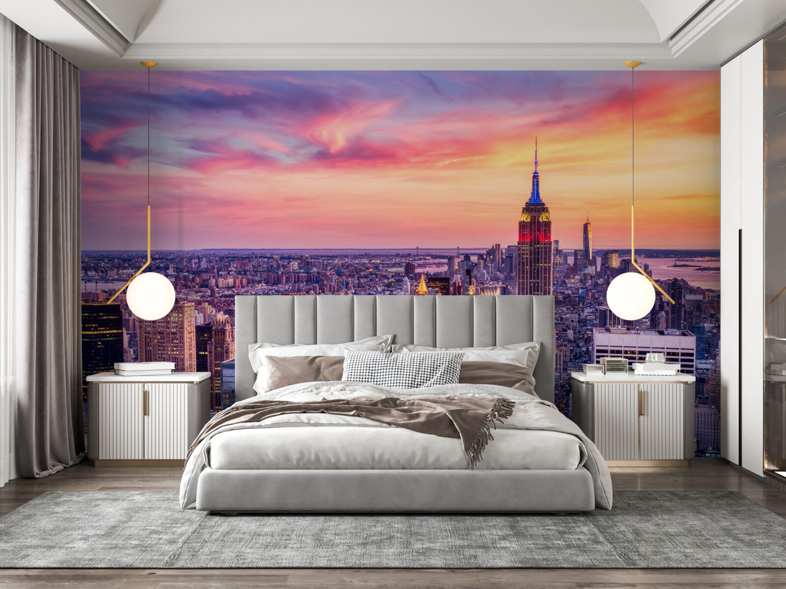 Carta da parati alba a new york