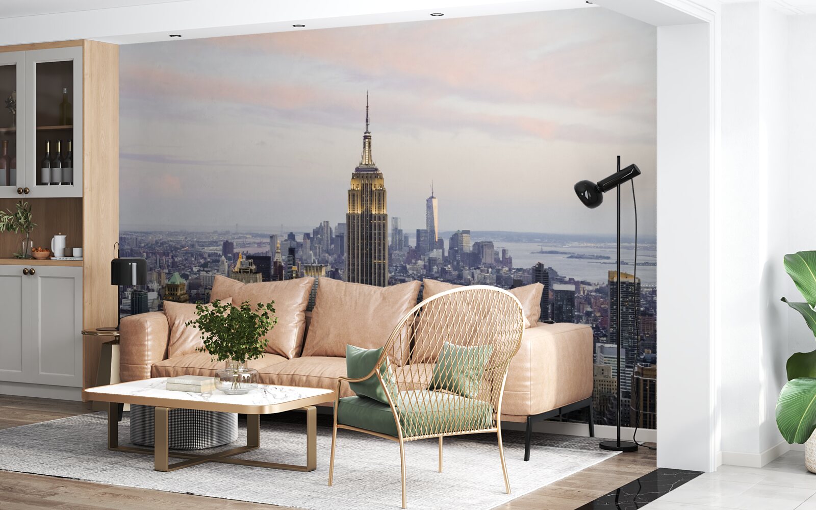 Carta da parati illuminazione dell'empire state building