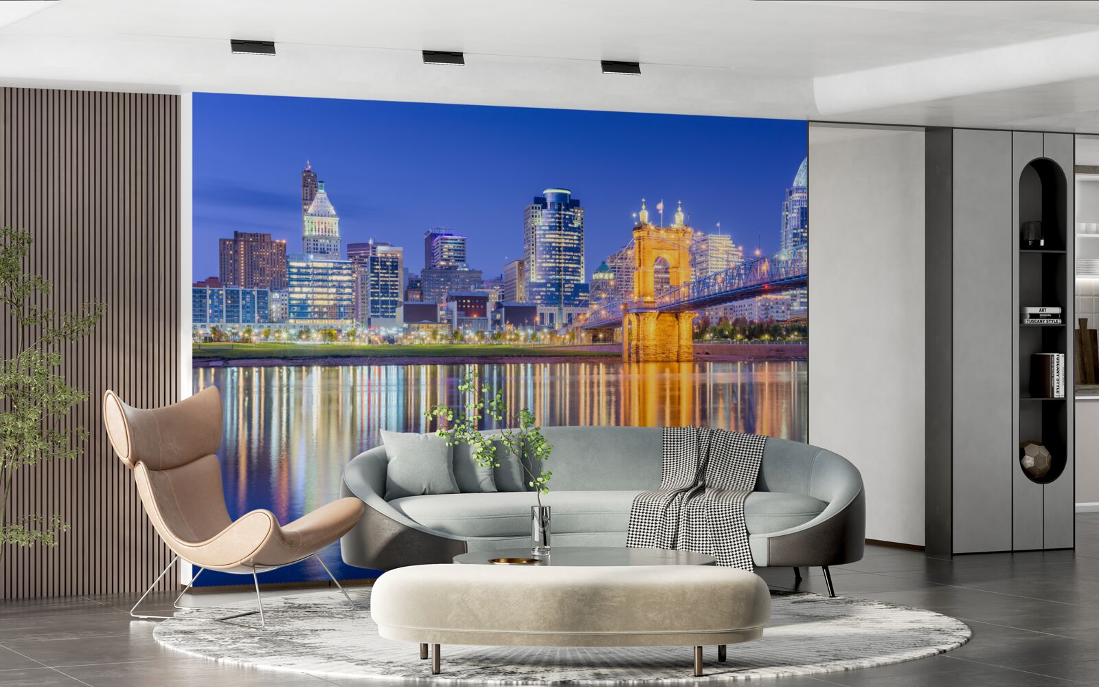Carta da parati cincinnati nocą