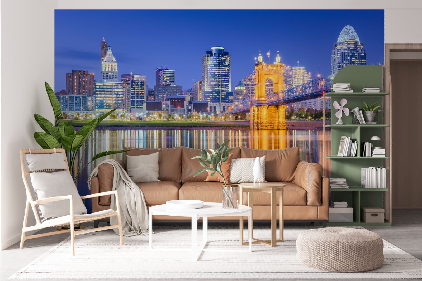 Carta da parati cincinnati nocą