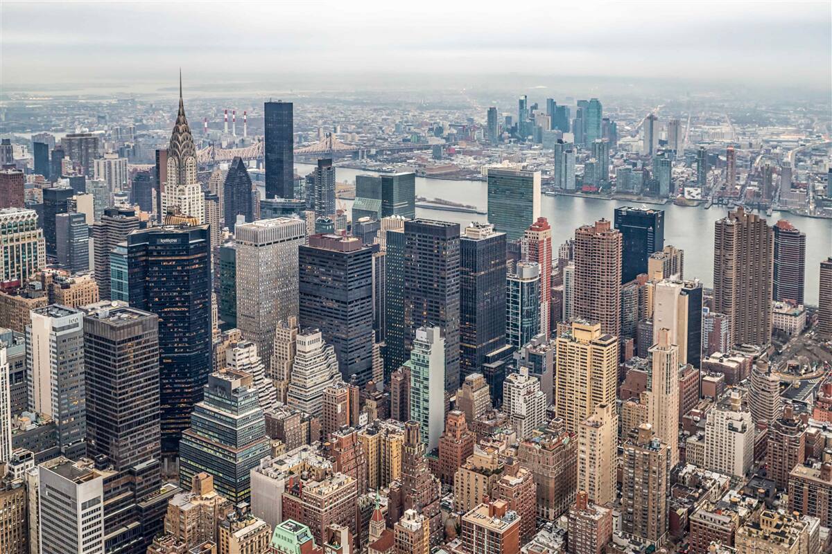 Carta da parati attraversamento di new york