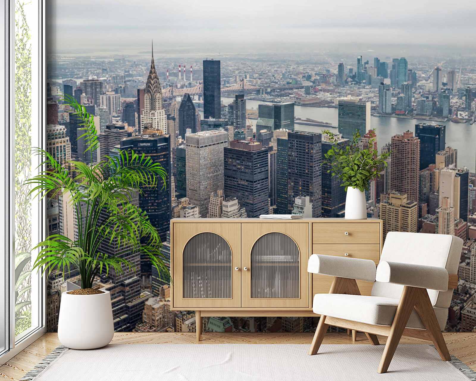 Carta da parati attraversamento di new york