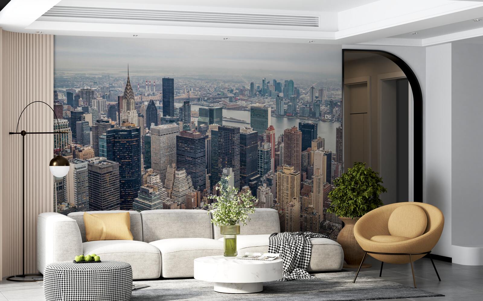 Carta da parati attraversamento di new york