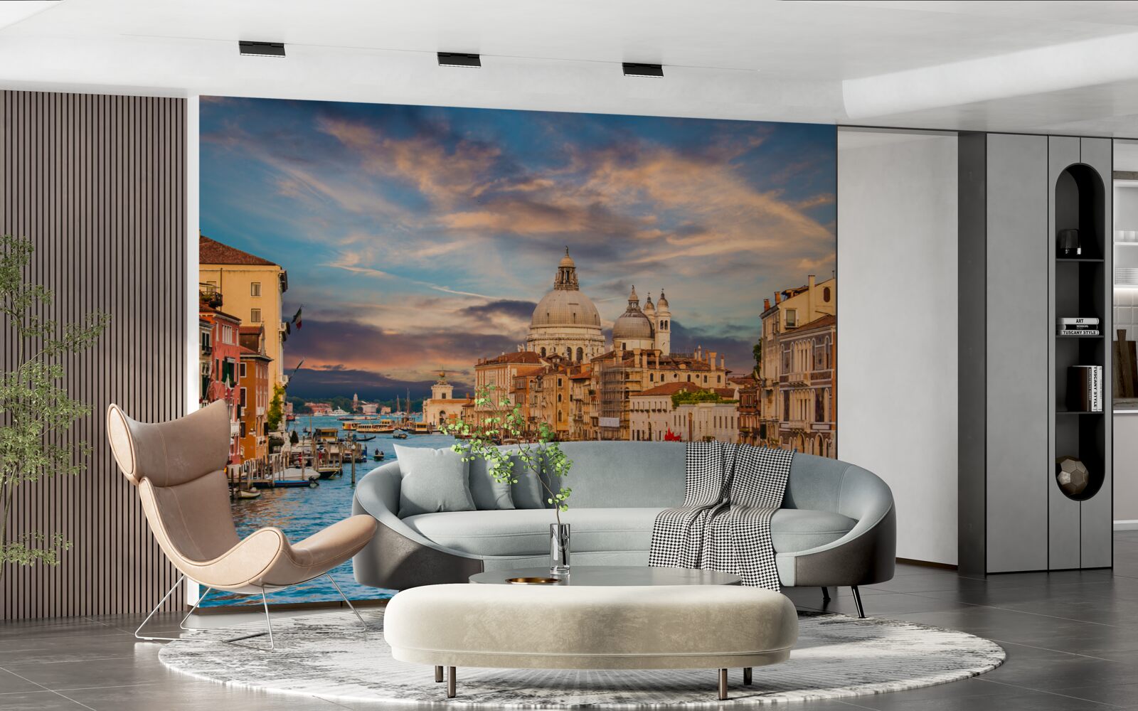 Carta da parati spostamento su navi veneziane