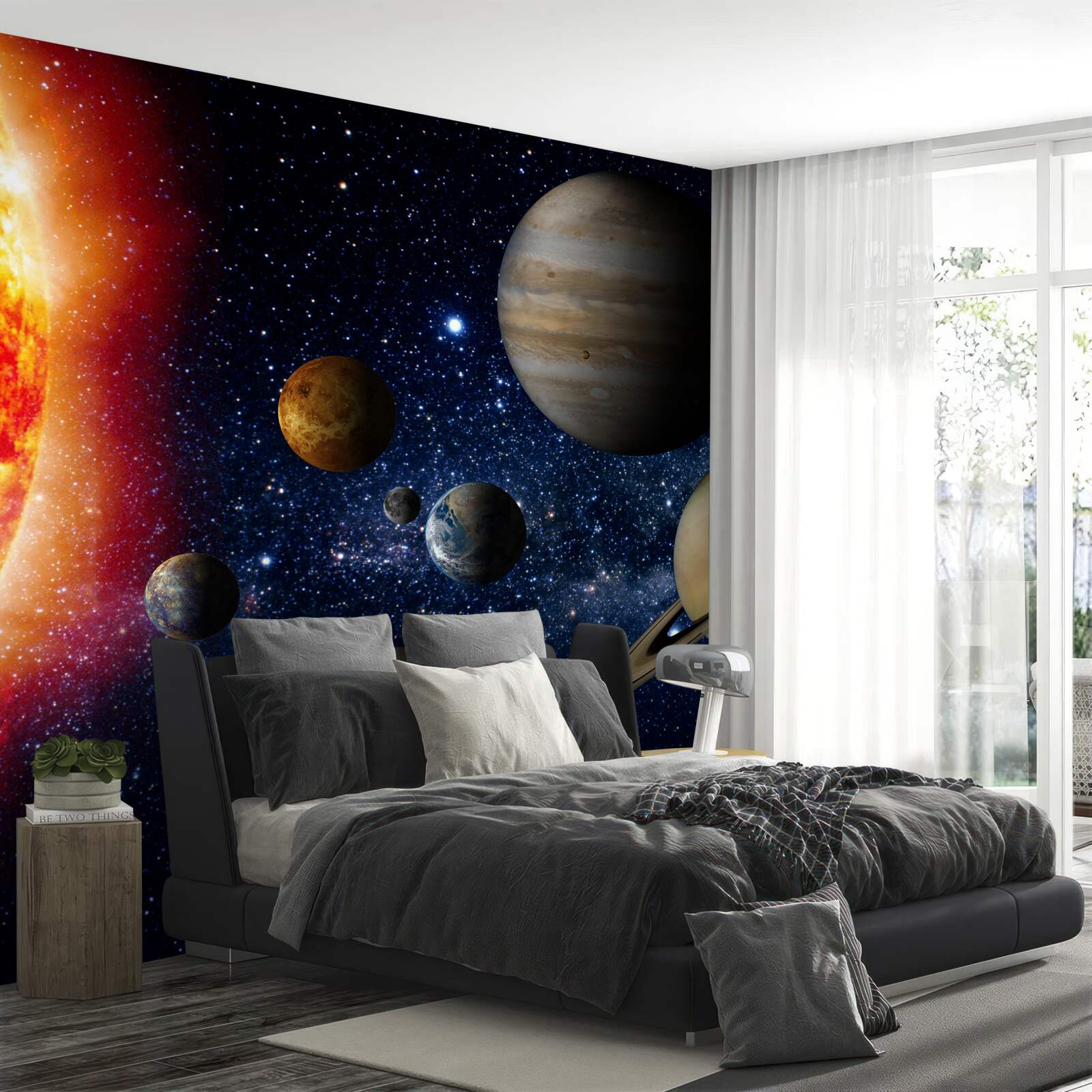 Fototapeta procesyjny ruch planet wokół słońca