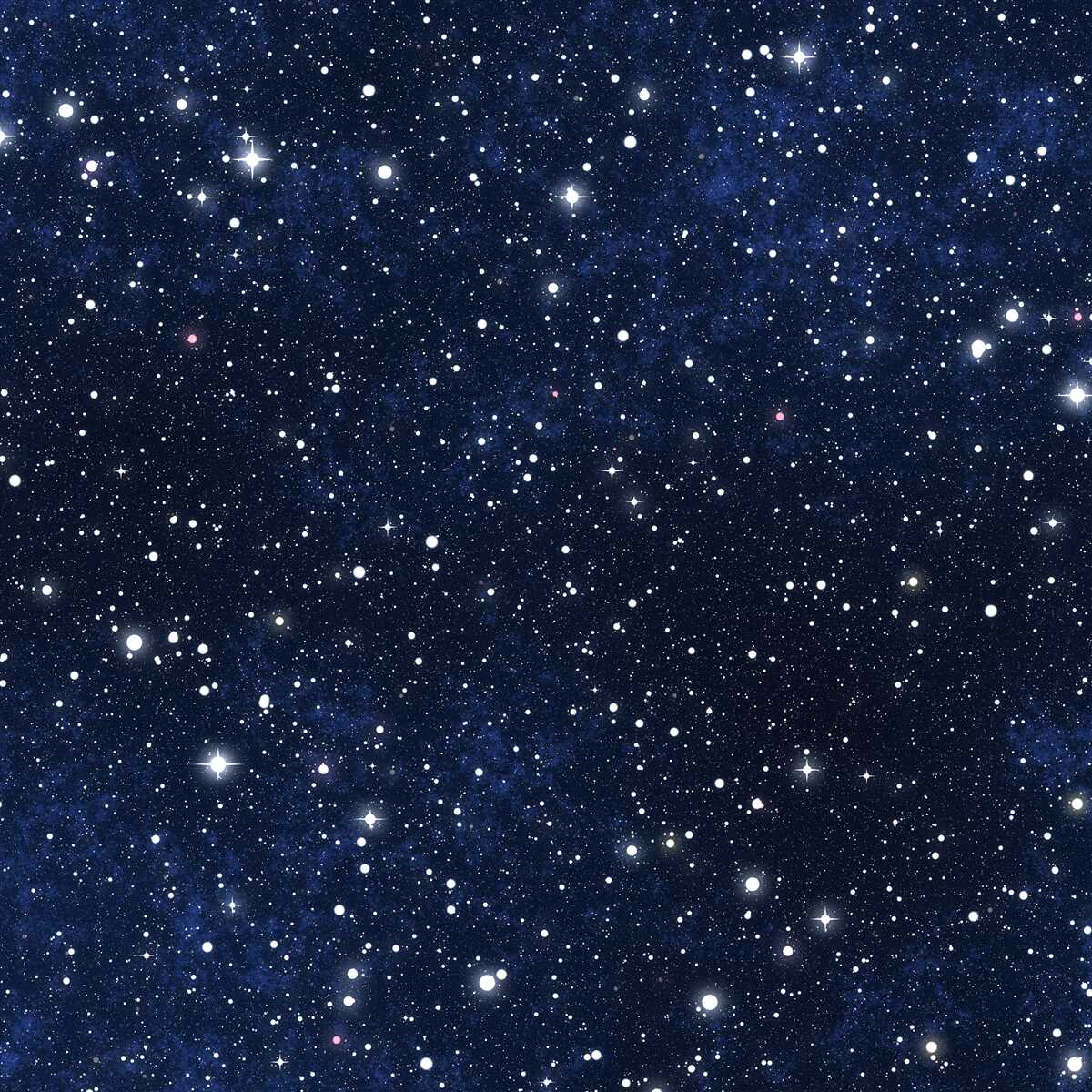 Carta da parati cielo stellato su sfondo blu