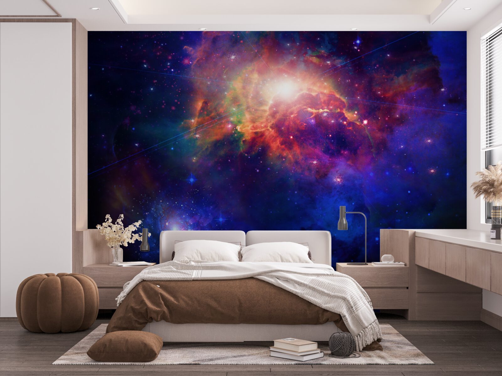 Carta da parati profondità della nebulosa cosmica