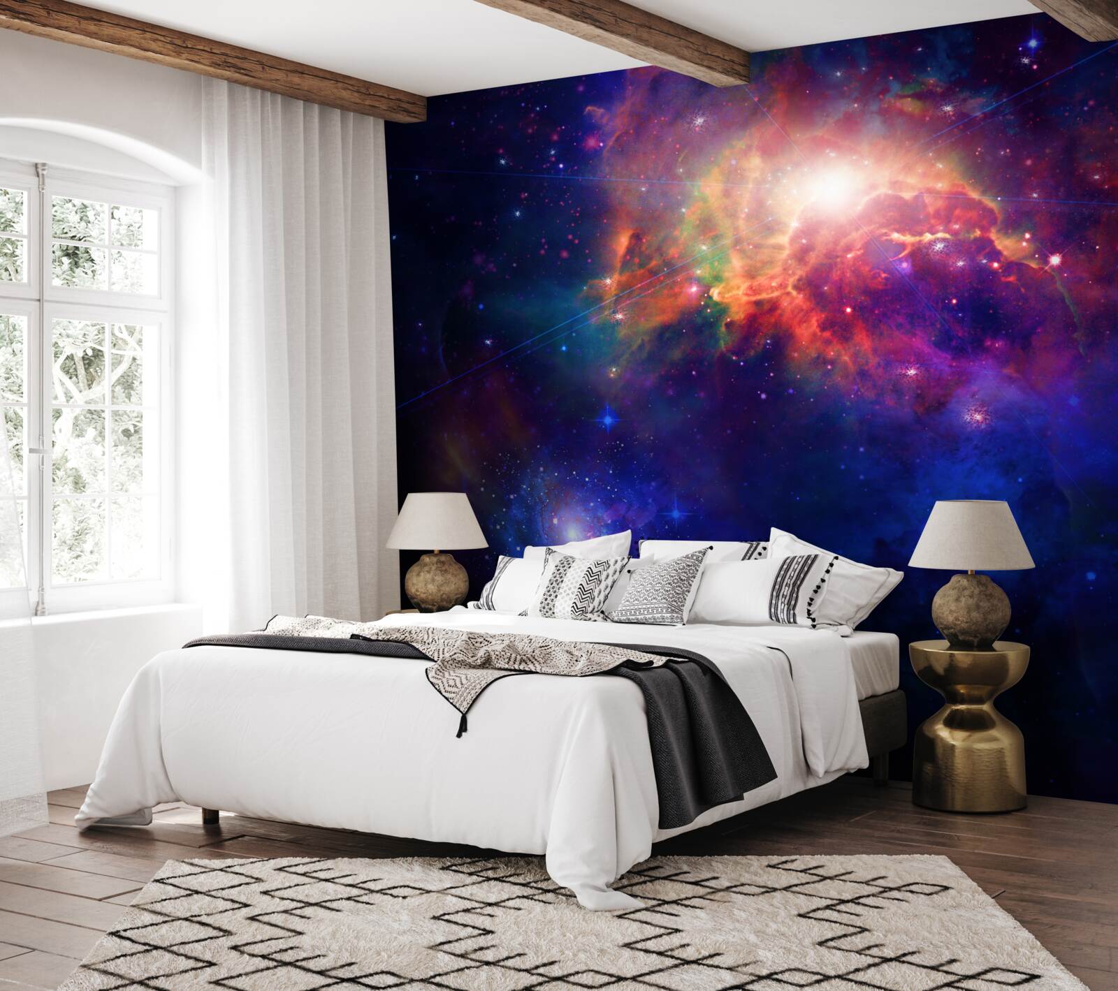 Carta da parati profondità della nebulosa cosmica