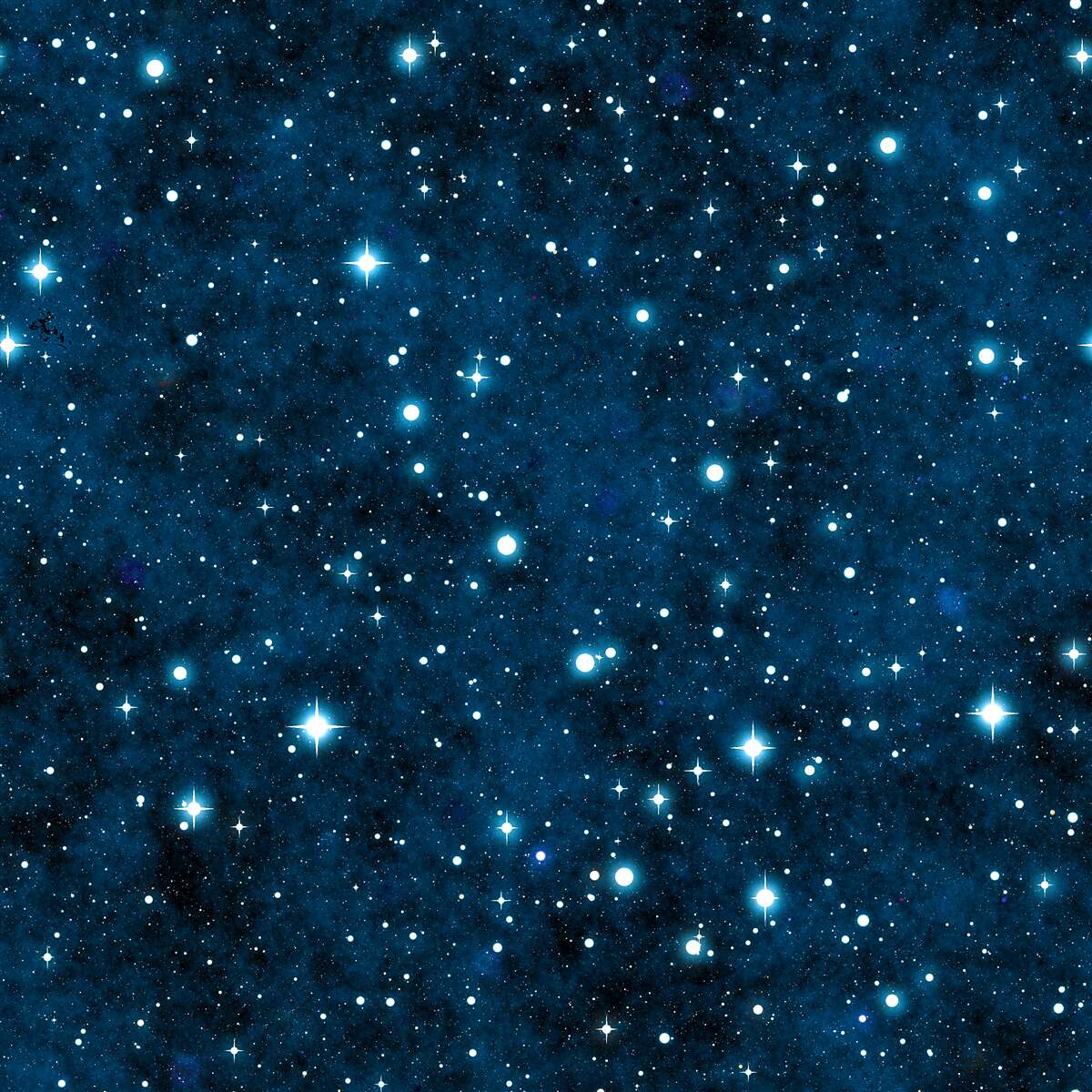 Carta da parati stelle nel cielo, grandi e piccole