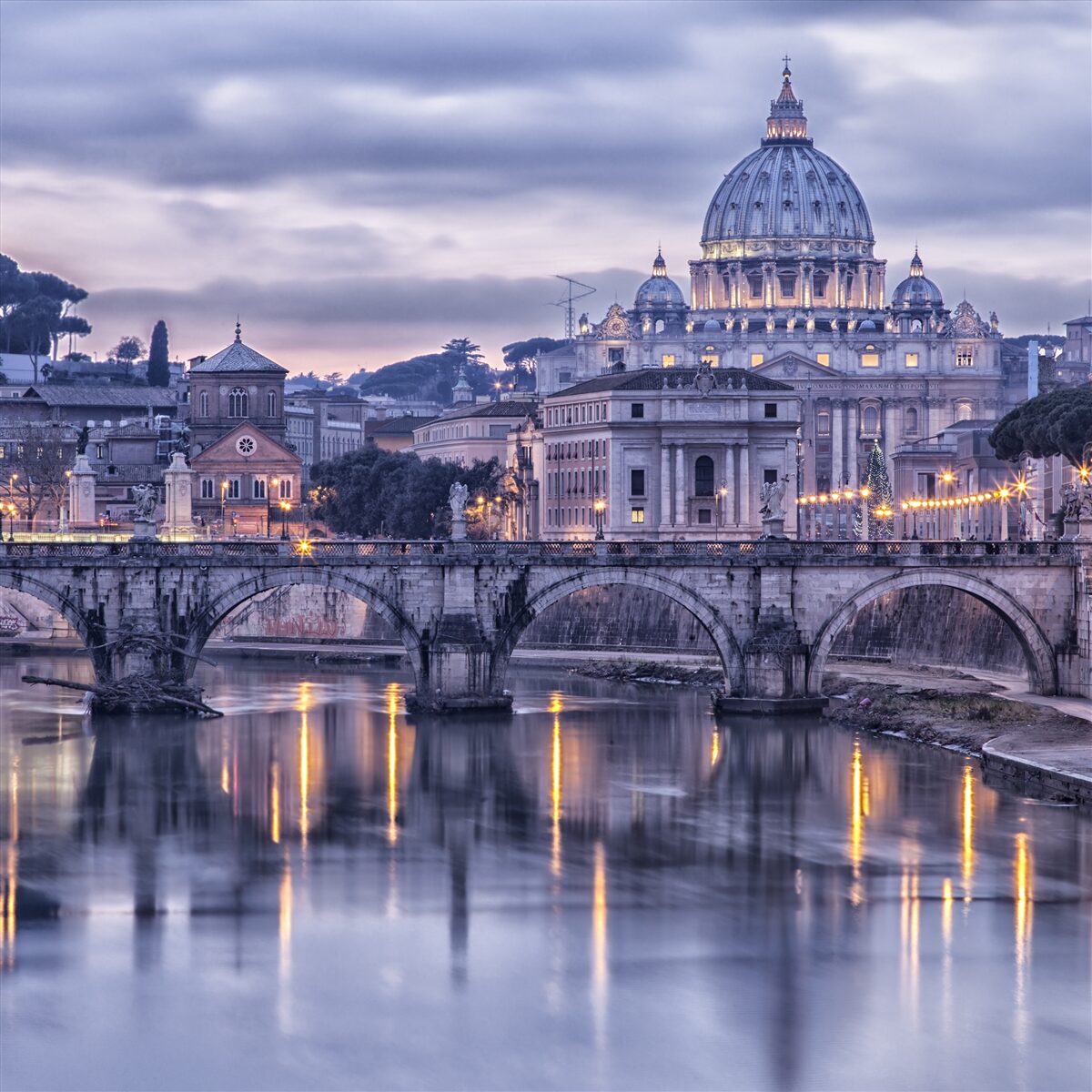 Carta da parati il crepuscolo di roma