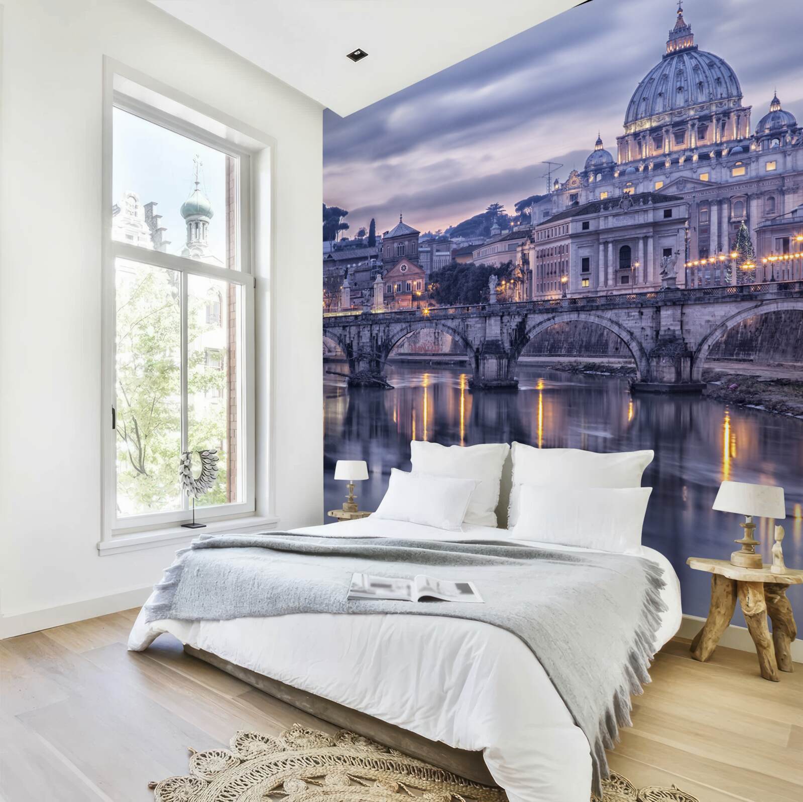 Carta da parati il crepuscolo di roma