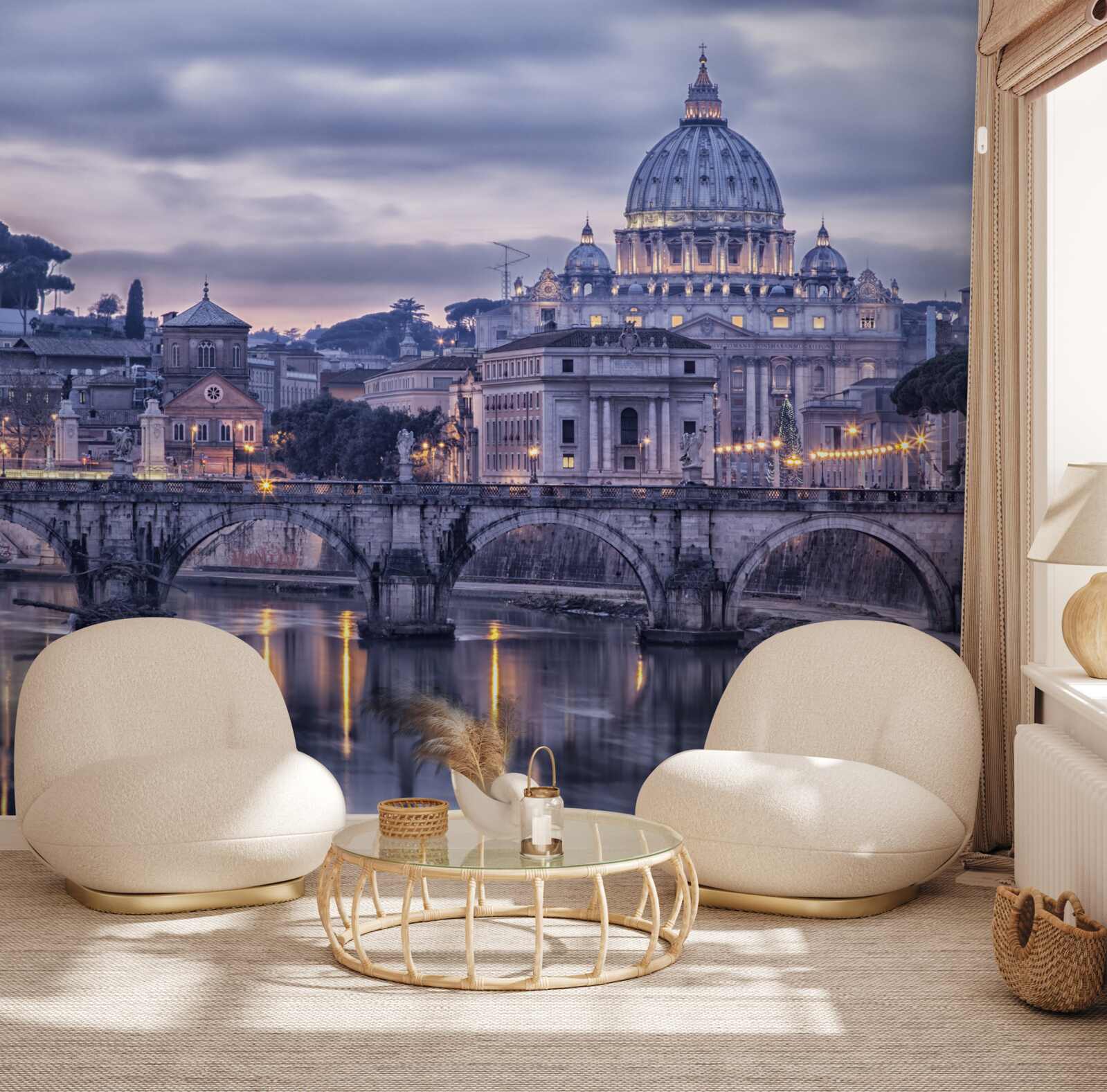 Carta da parati il crepuscolo di roma