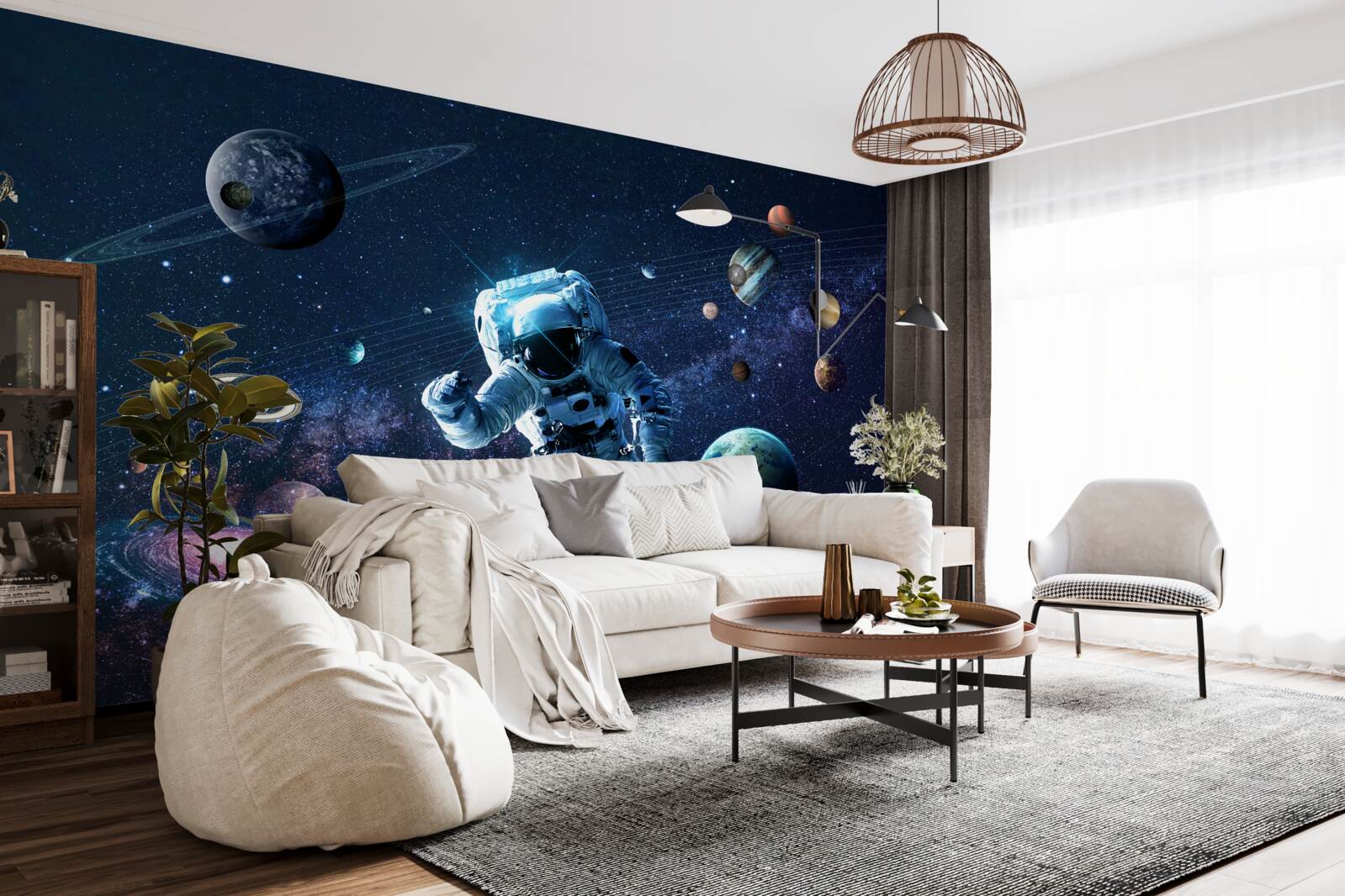 Fototapeta astronauta we wszechświecie
