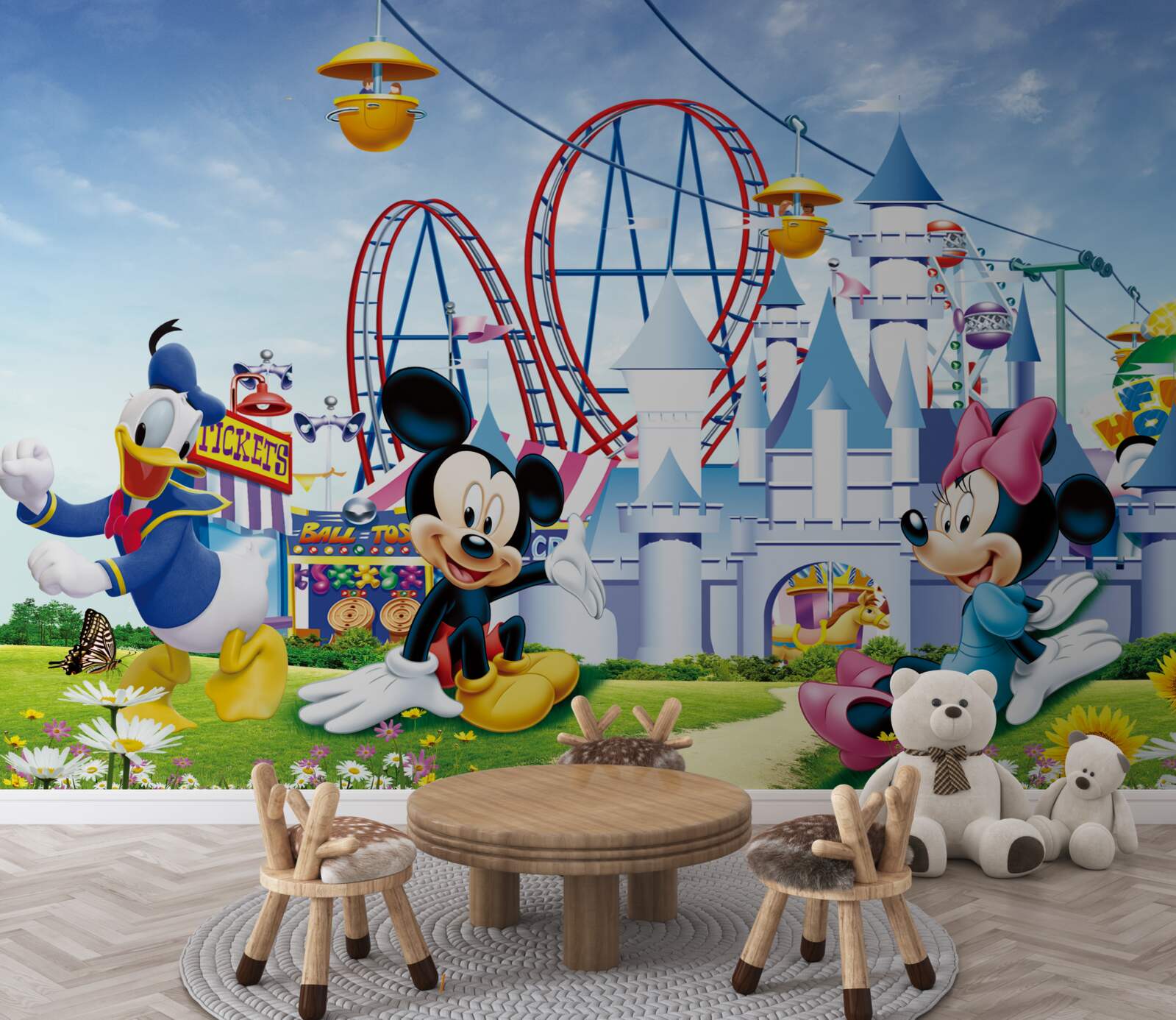 Carta da parati i personaggi principali di disney