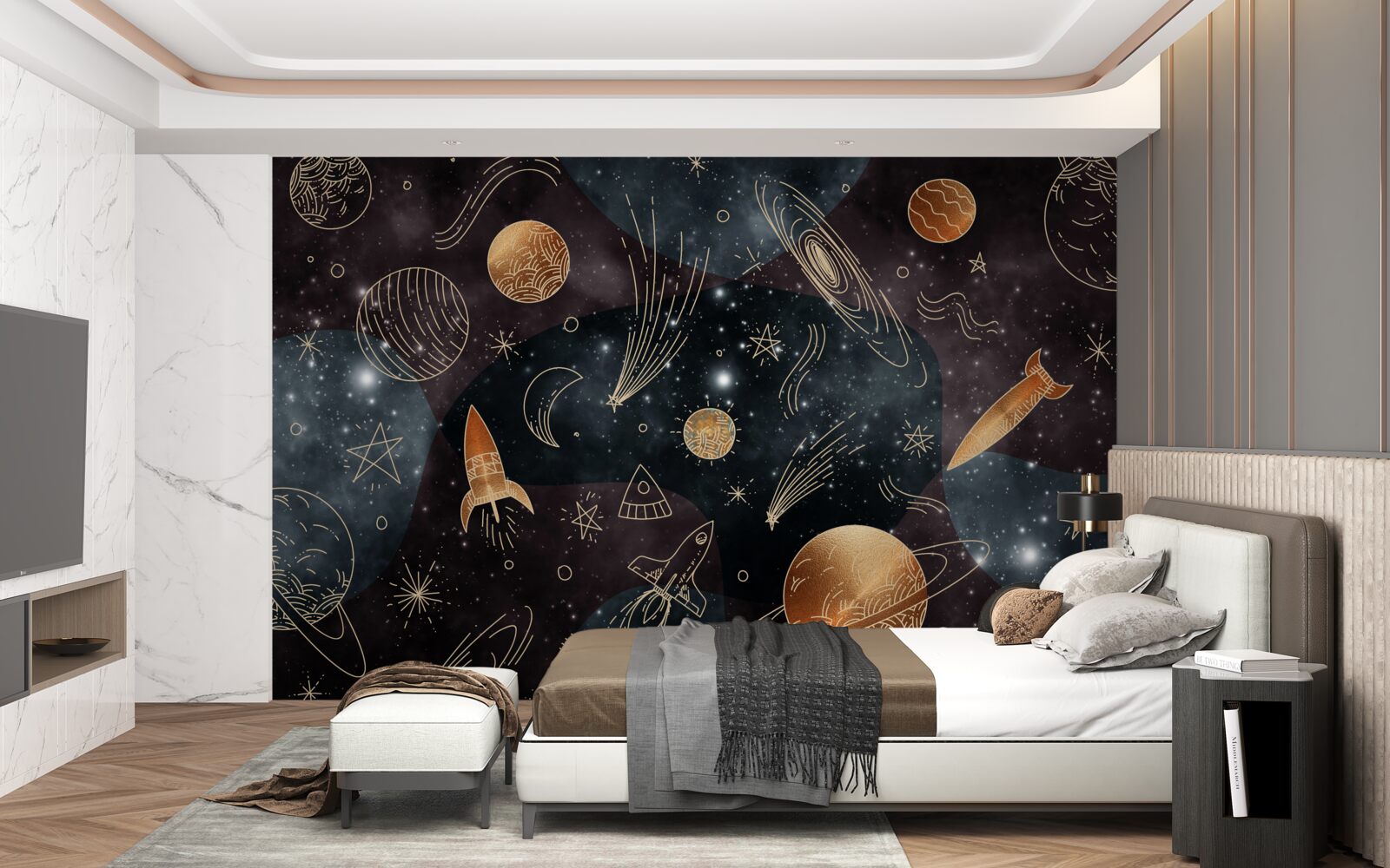Fototapeta eksploracja kosmosu i astronomia