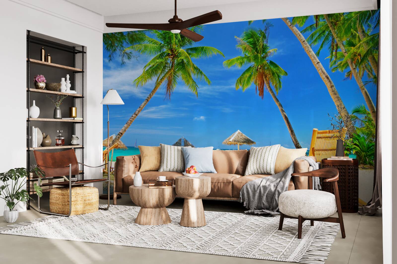 Carta da parati relax su una costa tropicale
