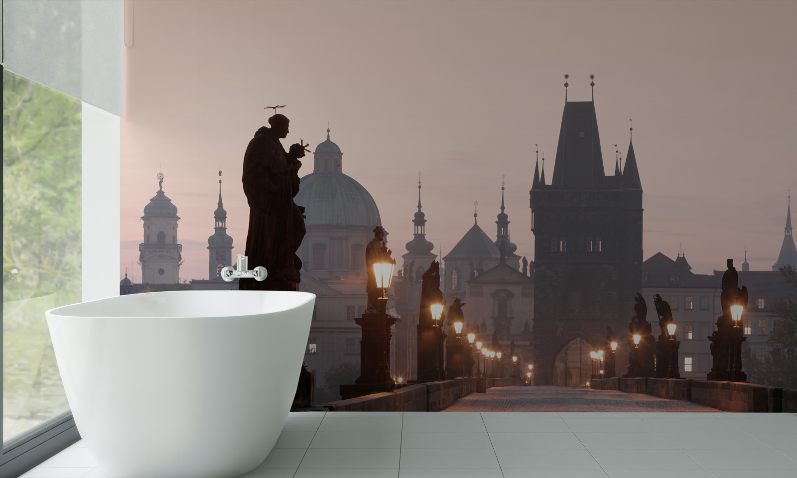 Carta da parati La vecchia Praga e il suo Ponte Carlo