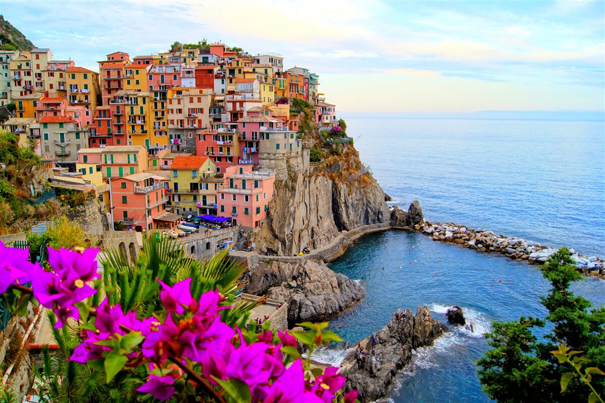 Carta da parati niesamowite cinque terre