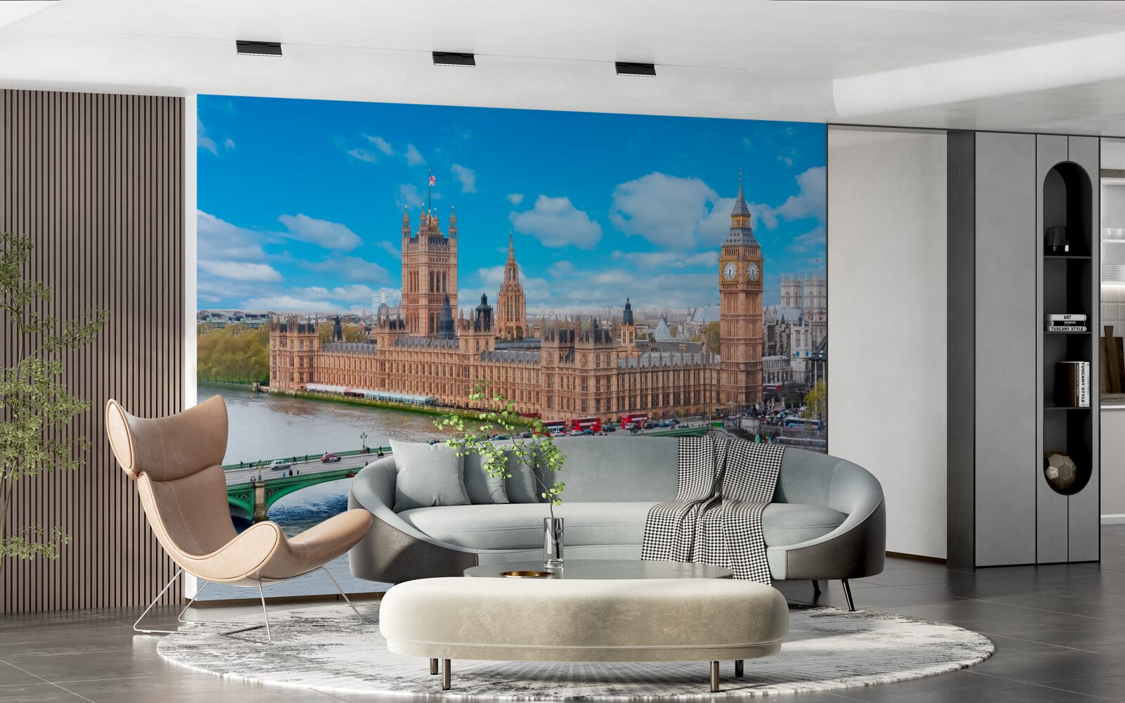 Carta da parati big ben i parlamento a serce londynu