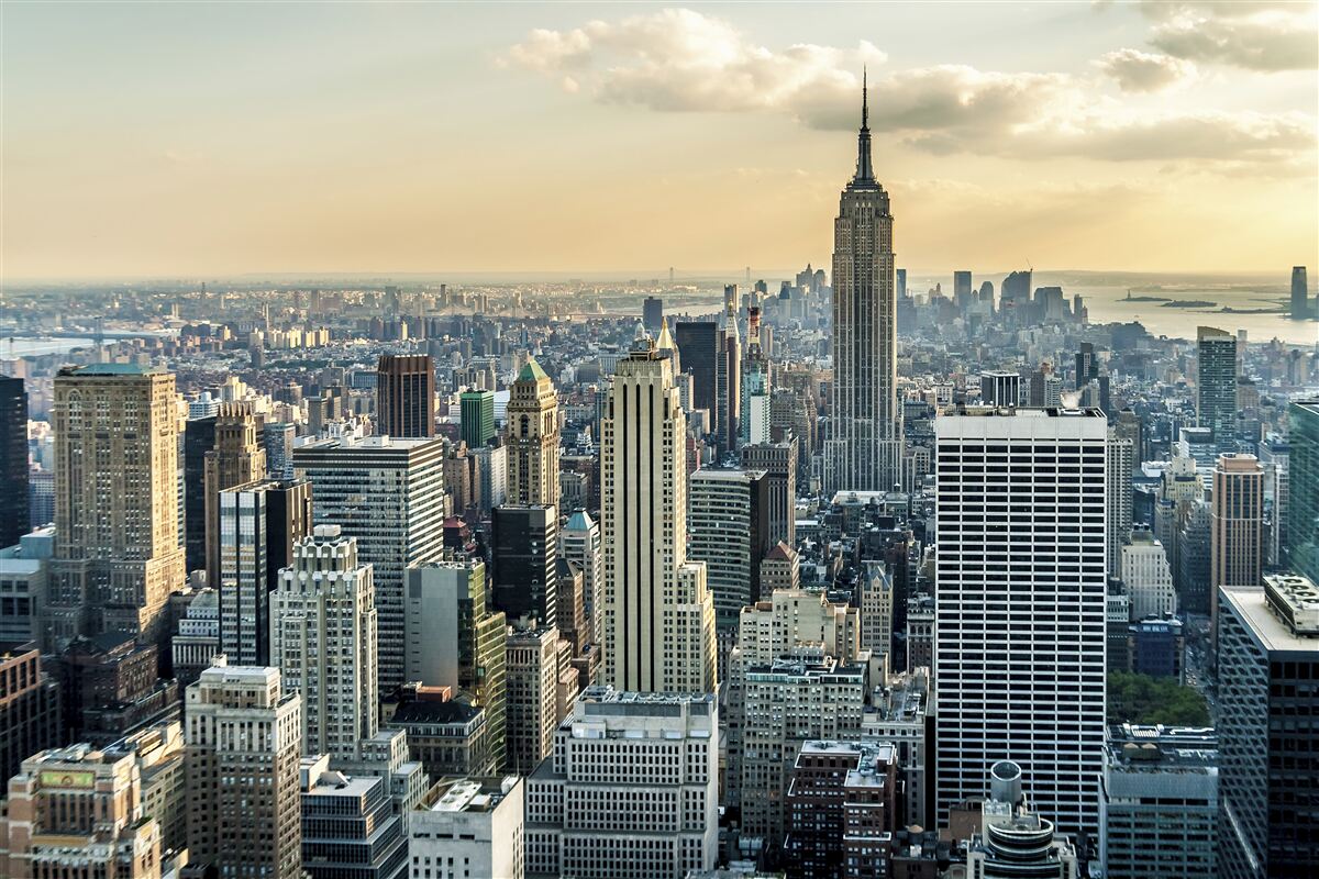 Carta da parati Vista a 360 gradi di New York
