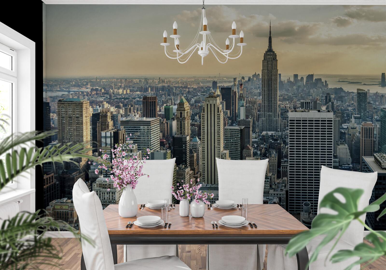Carta da parati Vista a 360 gradi di New York