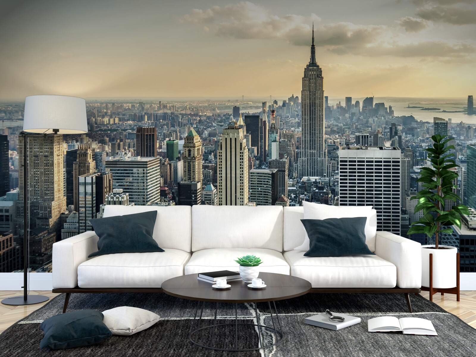 Carta da parati Vista a 360 gradi di New York