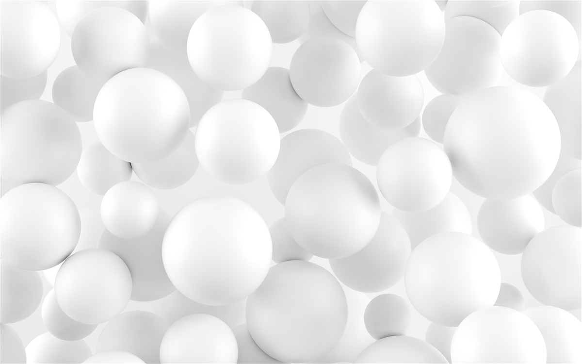 Carta da parati palline bianche grandi