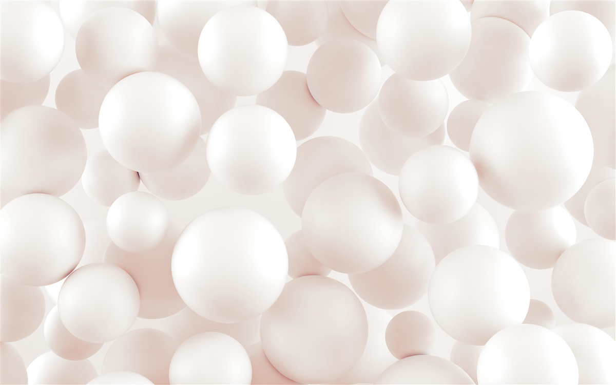 Carta da parati tante palline rosa acceso