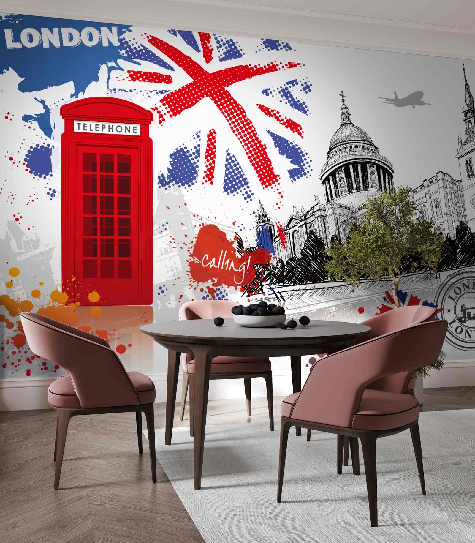 Carta da parati un simbolo eccezionale di londra