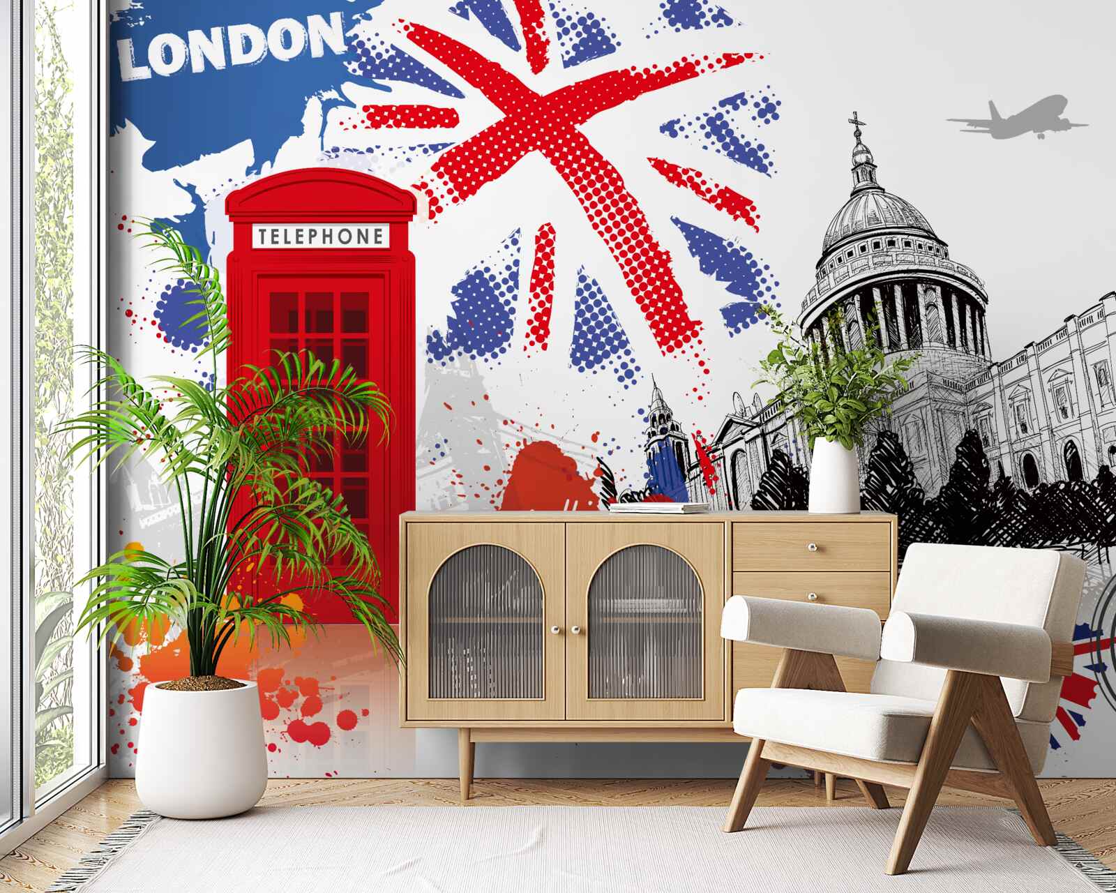 Carta da parati un simbolo eccezionale di londra