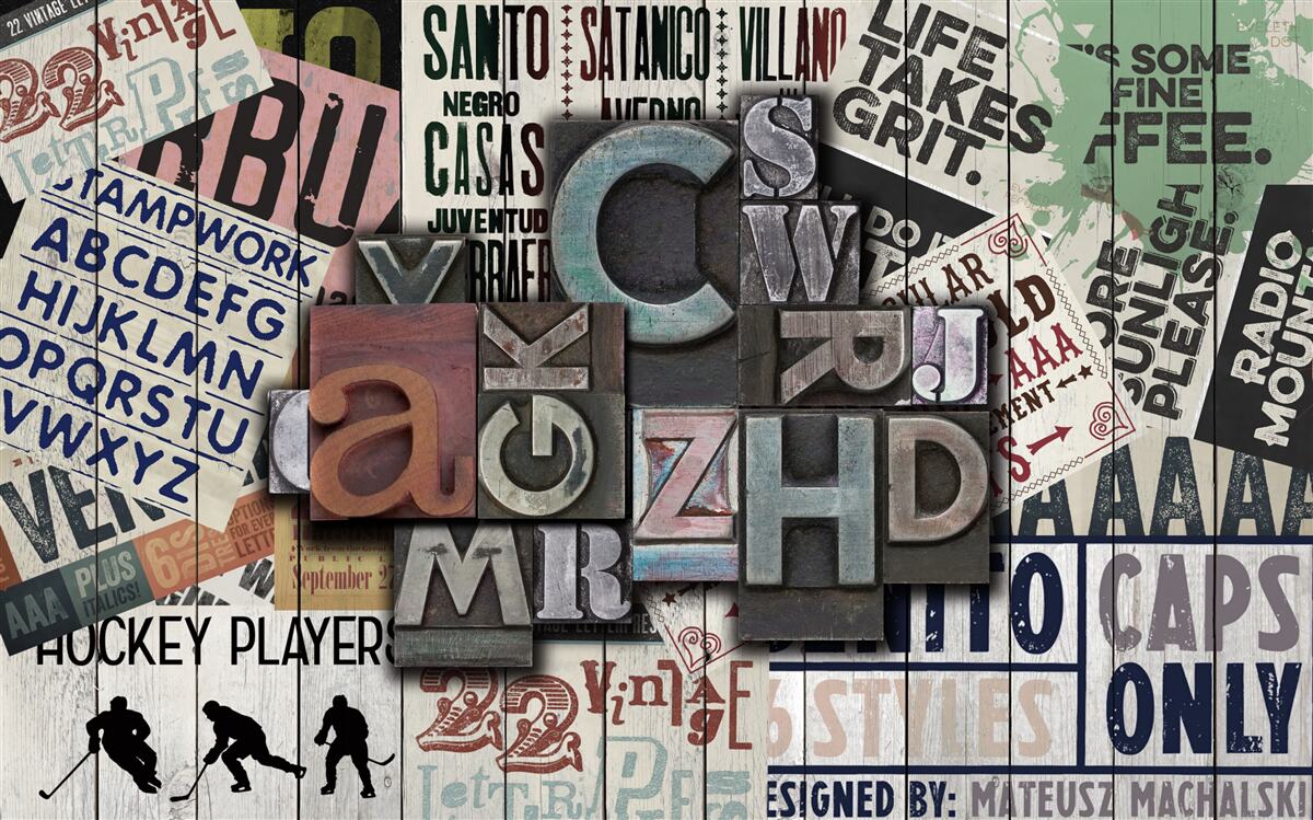 Carta da parati iscrizioni in varie forme