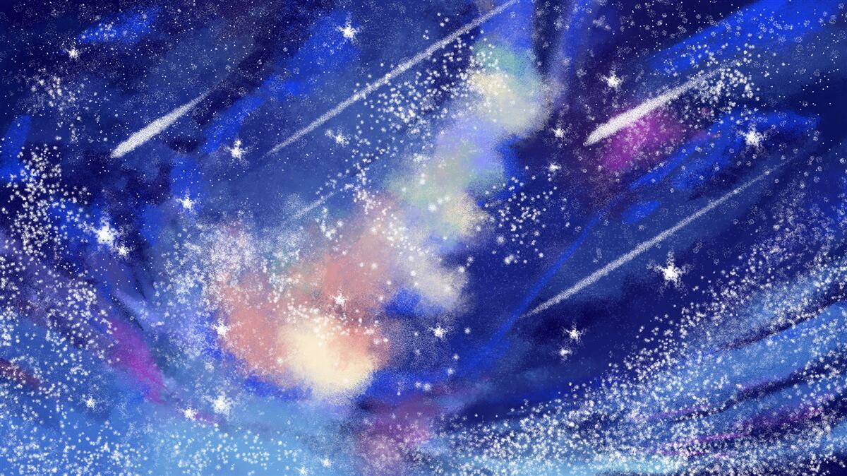 Carta da parati cielo blu notturno