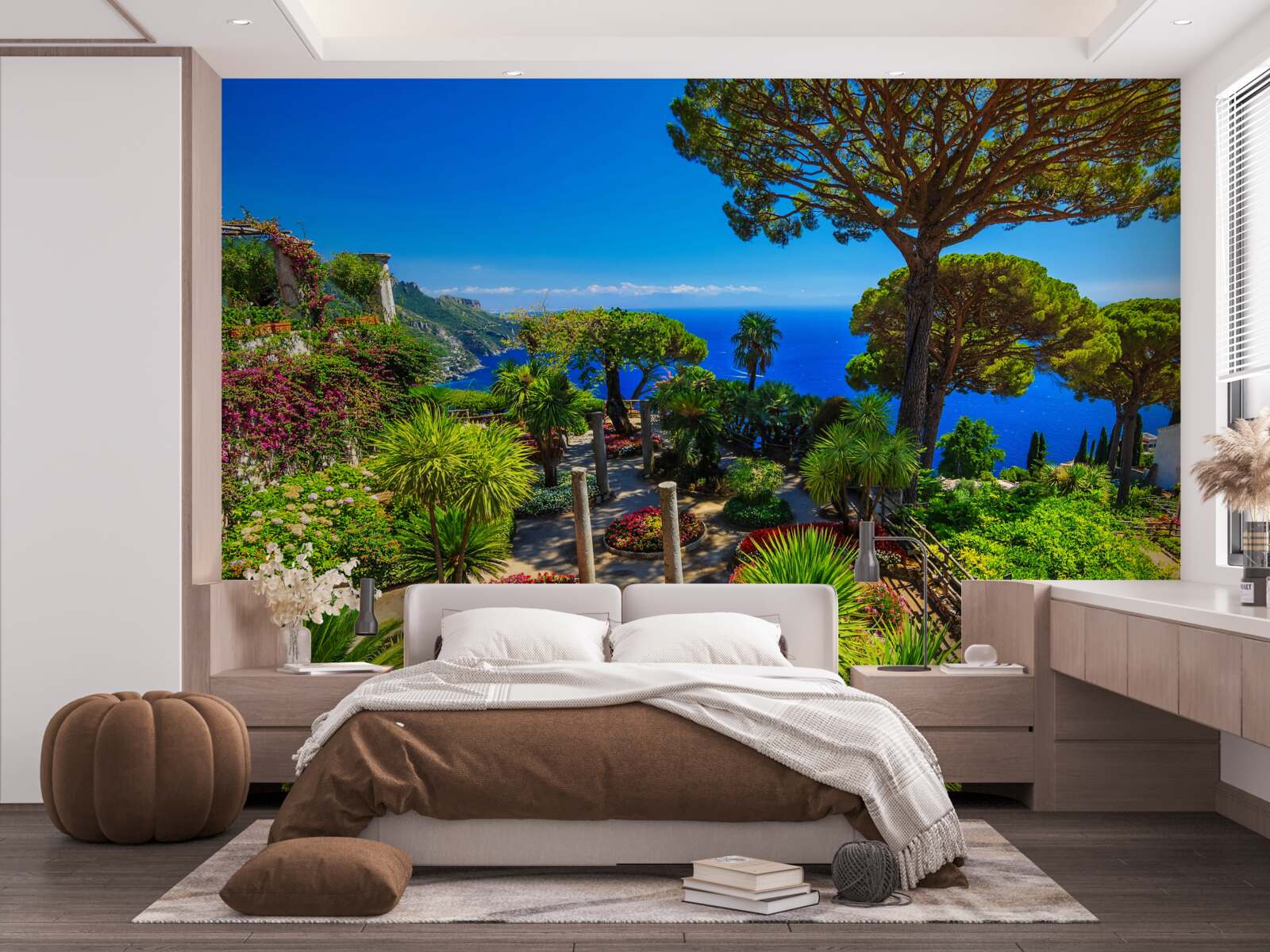 Carta da parati villa di charme rufolo