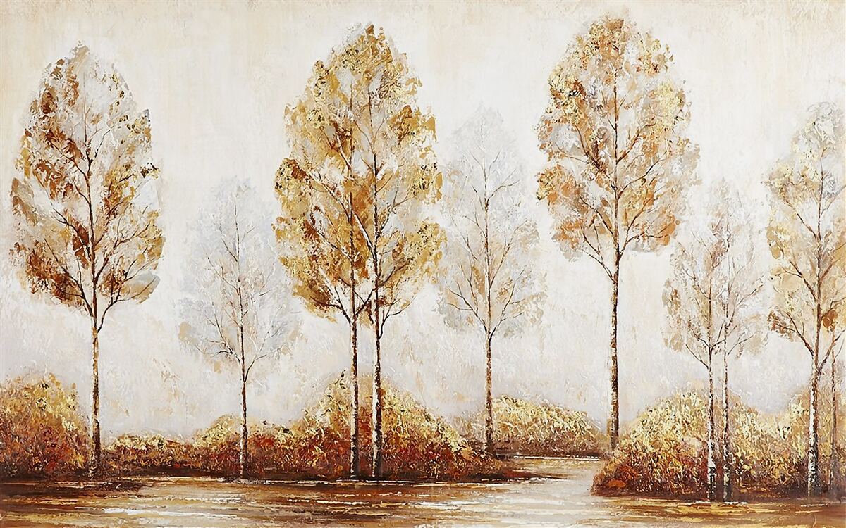 Carta da parati immagine di una foresta in autunno