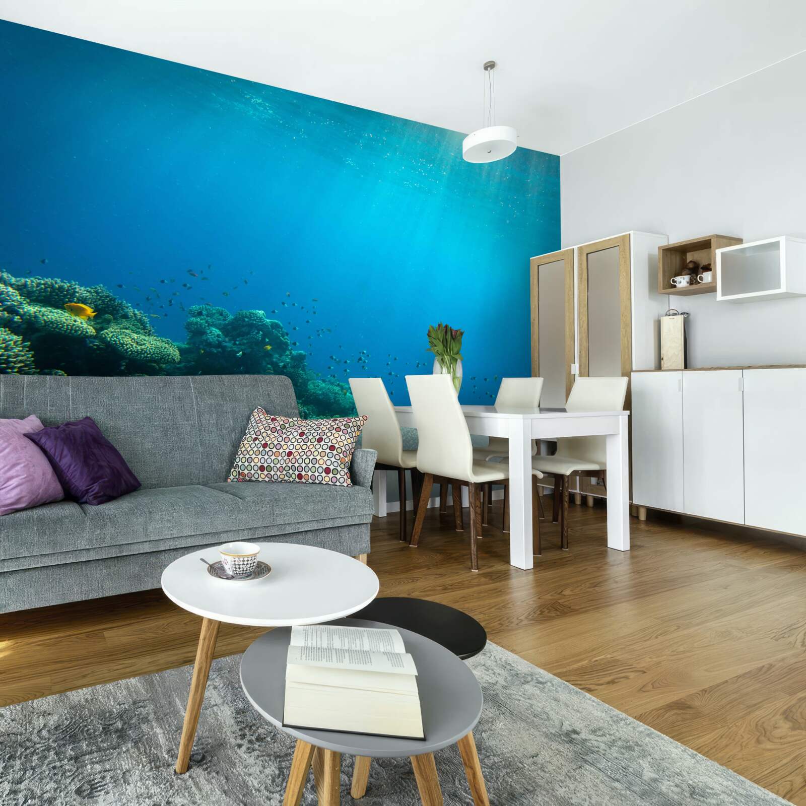 Carta da parati profondità dell'oceano