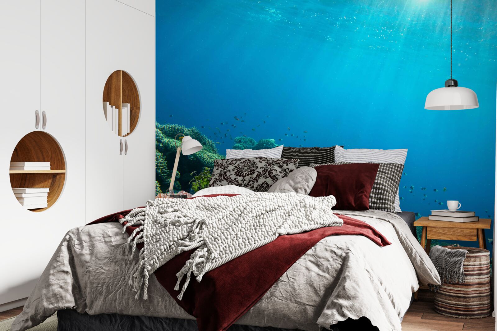 Carta da parati profondità dell'oceano