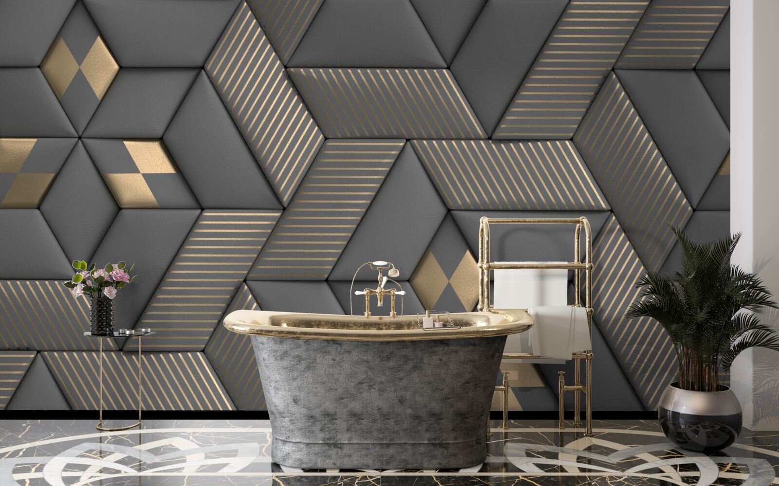 Carta da parati La sezione è disponibile in diverse texture