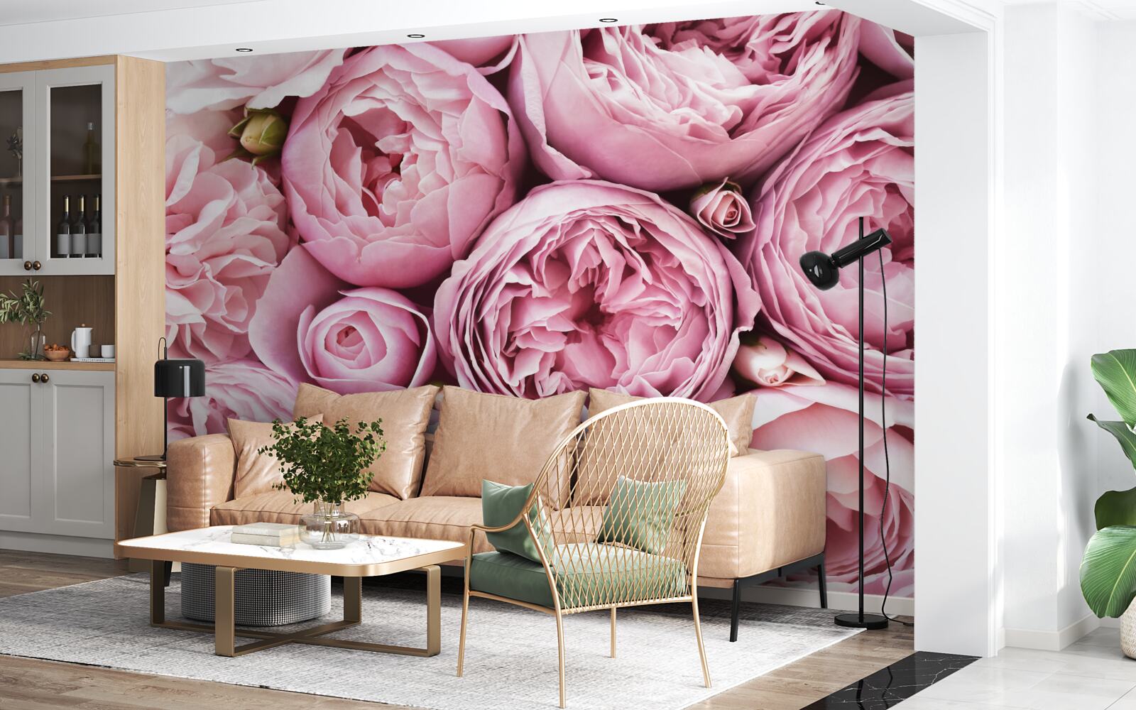 Carta da parati una rosa in un bouquet è uno spettacolo indimenticabile