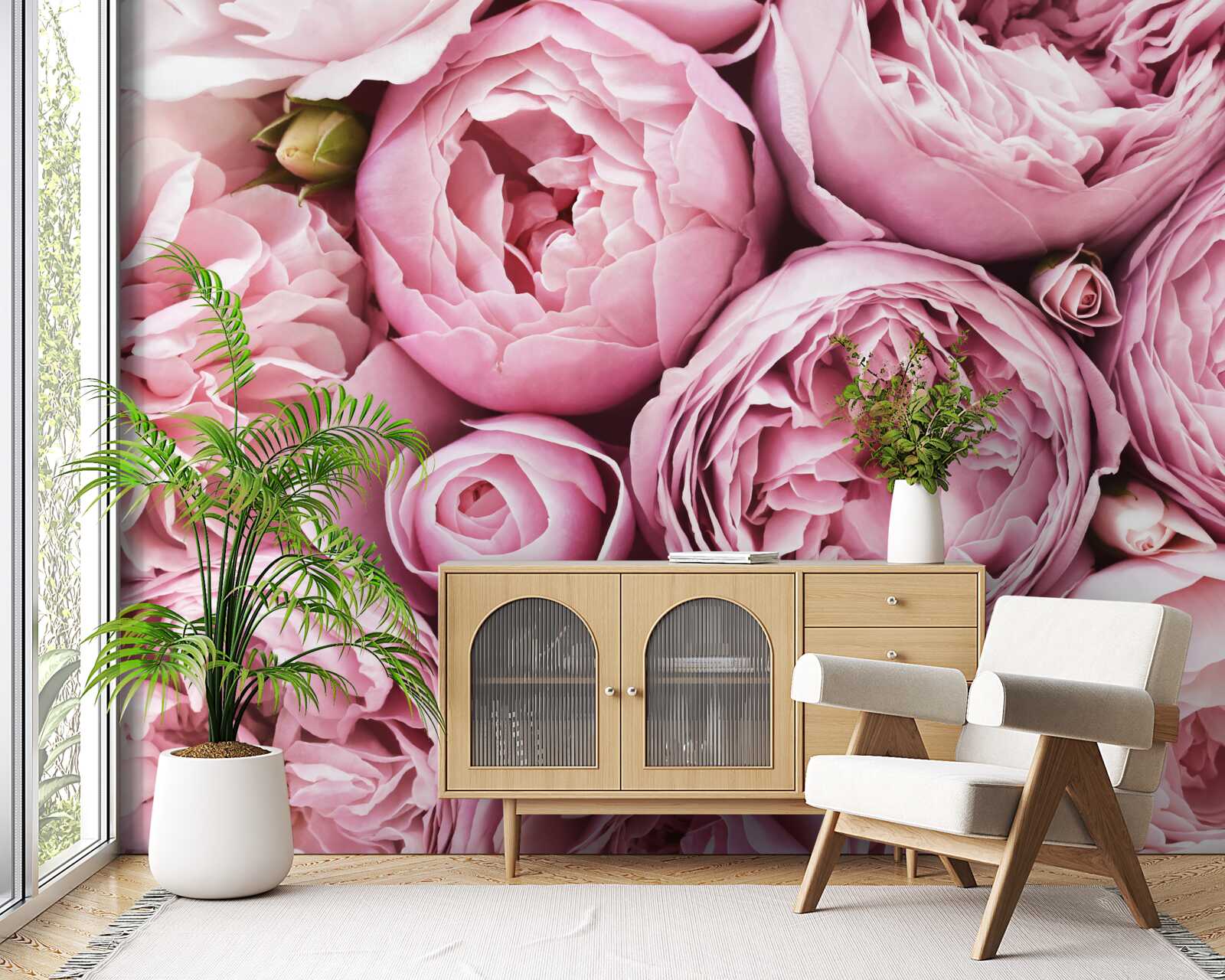 Carta da parati una rosa in un bouquet è uno spettacolo indimenticabile