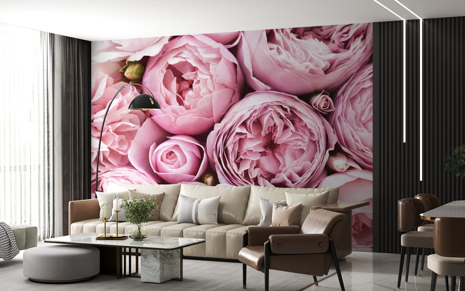 Carta da parati una rosa in un bouquet è uno spettacolo indimenticabile
