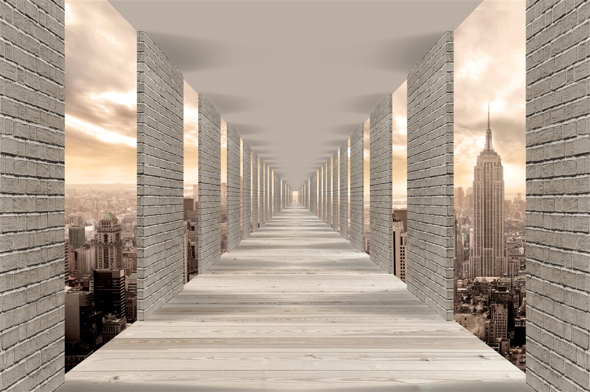 Fototapeta tunel w nowym jorku